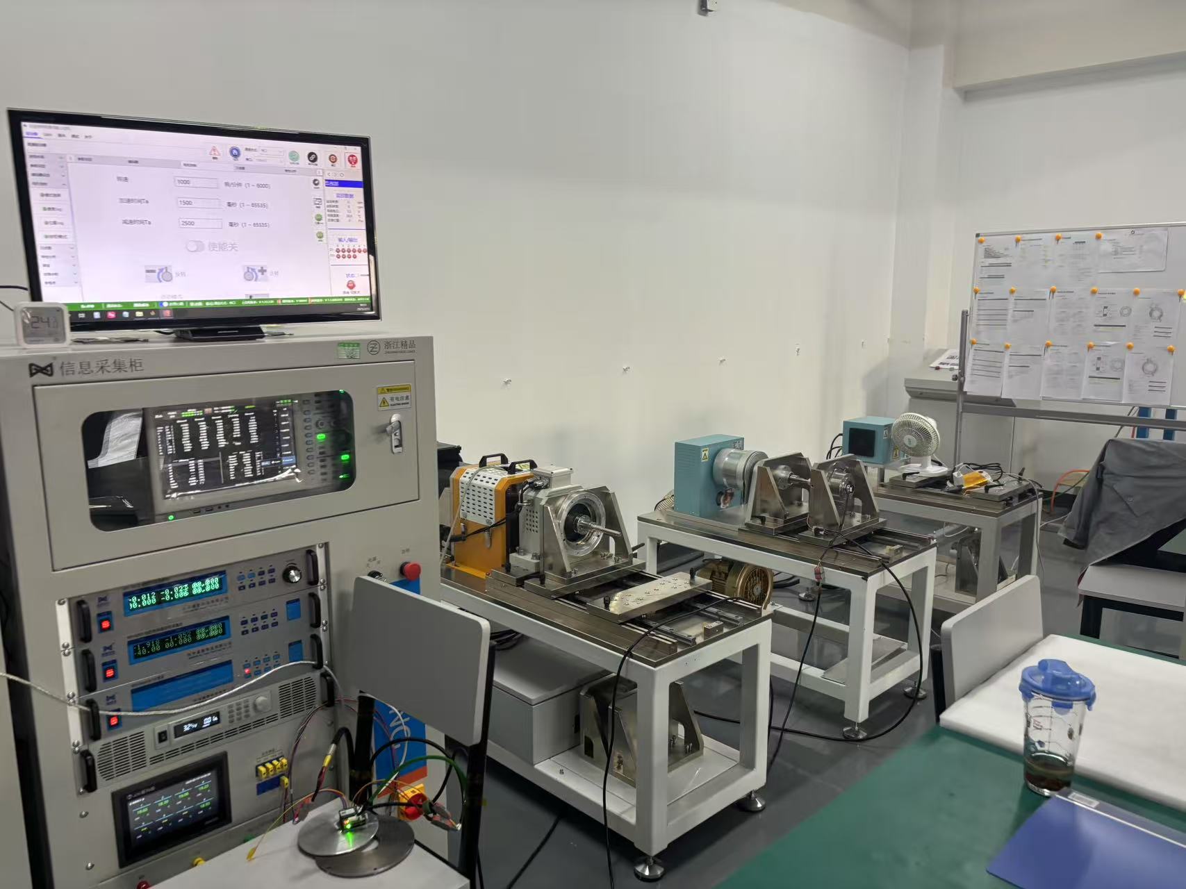 上海贏雙電機(jī)科技股份有限公司調(diào)試現(xiàn)場(chǎng)